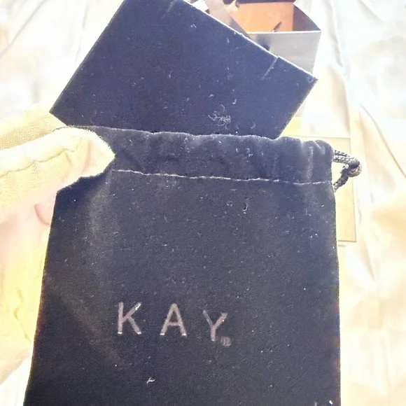 Kay Jewelers Original Gift Box + Dust Bag + Gift Bag Set - Picture 8 of 9